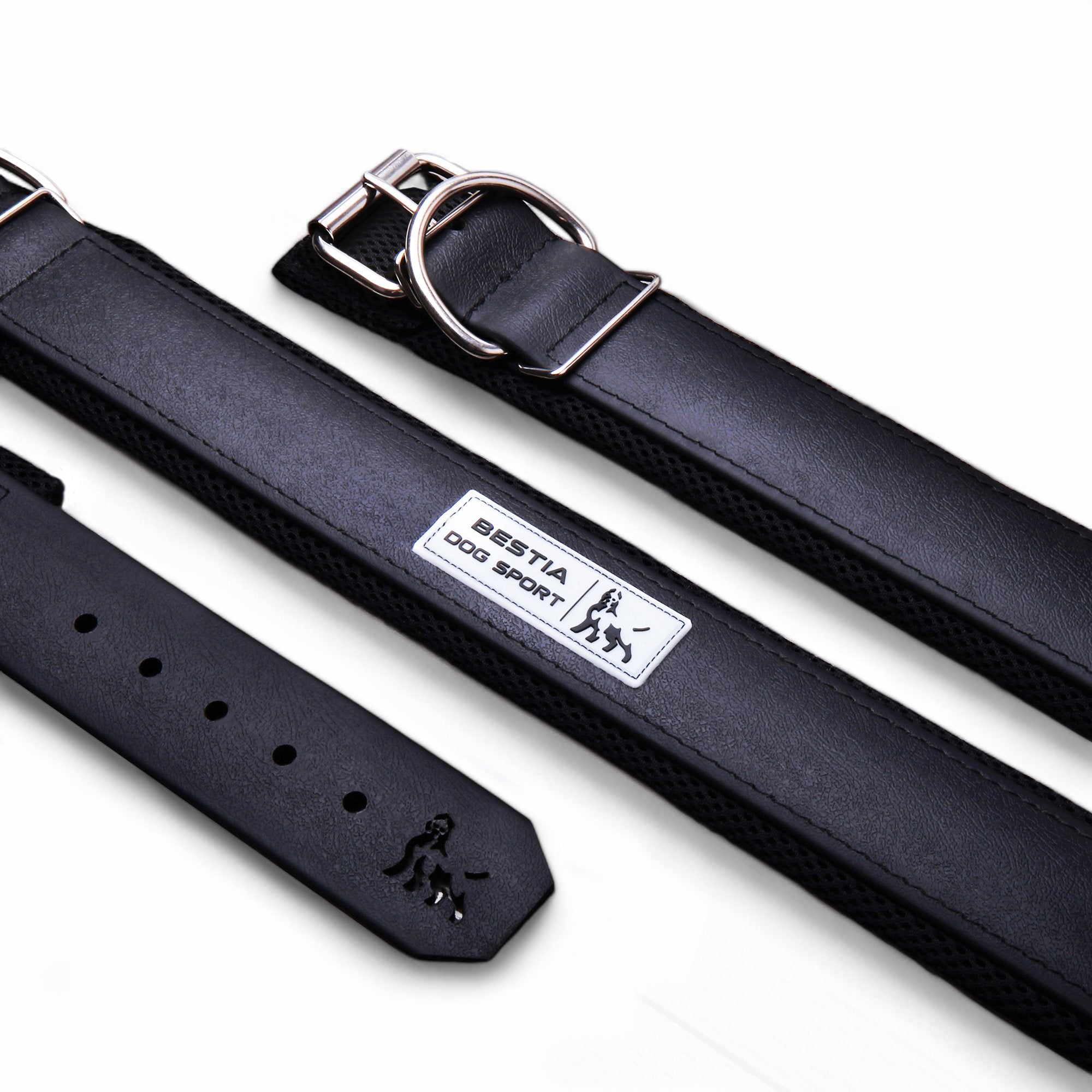 Collar Deportivo Ajustable para Perros Bestia - Talla L - cuello de 50 a 59,9 cm