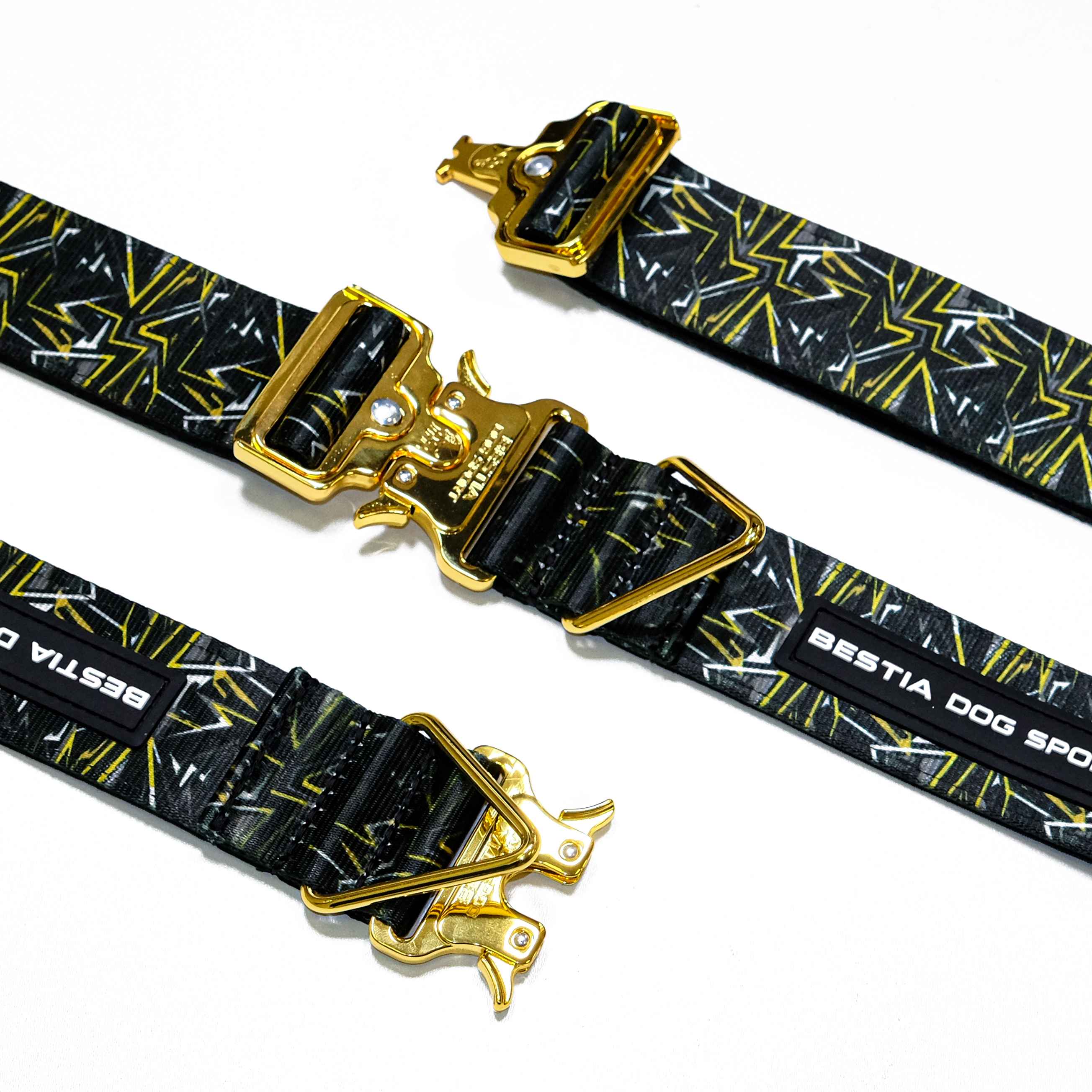 Collar GripPro Dorado para Perros Bestia - Talla L - de 39,9 a 59,9 cm