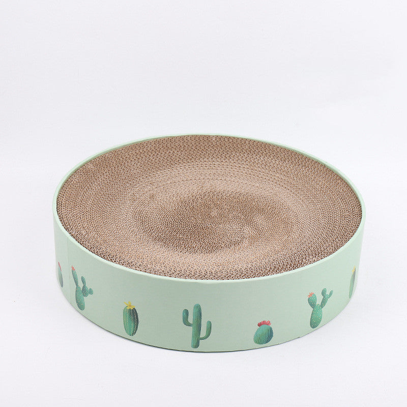 Cama Rascador Redonda para Gatos 2 en 1