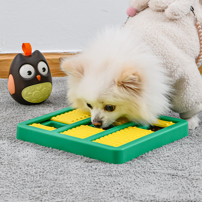 Puzzle Interactivo para Perros - Verde