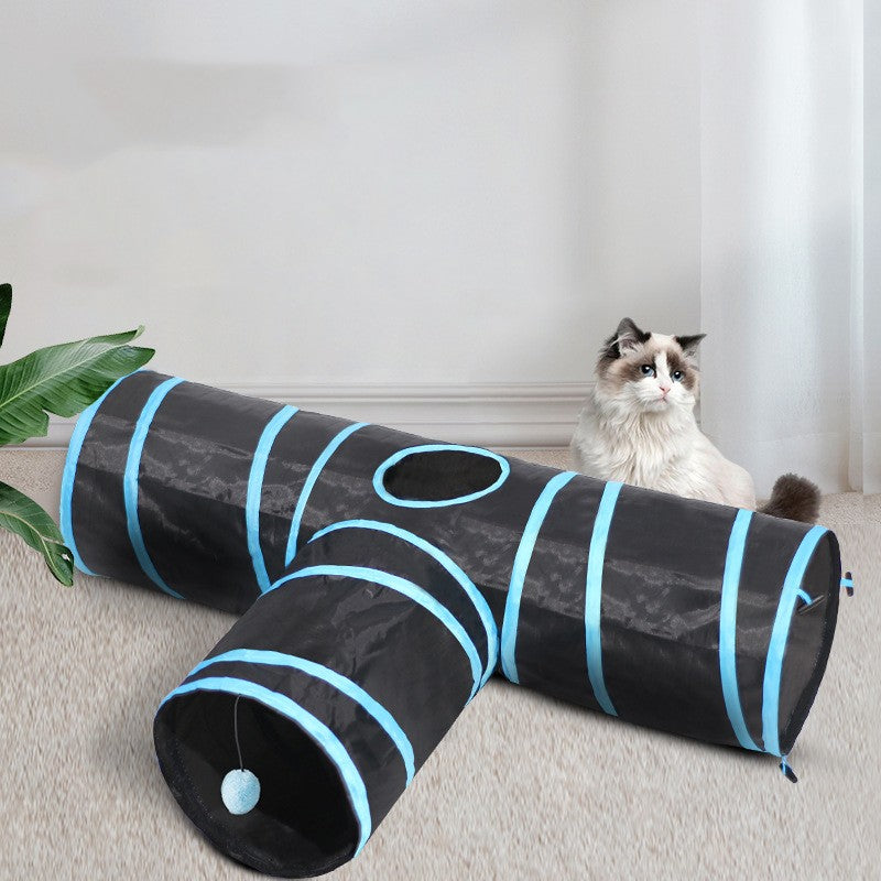 Túnel Plegable de Juego para Gatos - Estilo 2