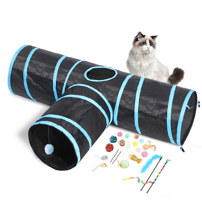 Túnel Plegable de Juego para Gatos - Estilo 5