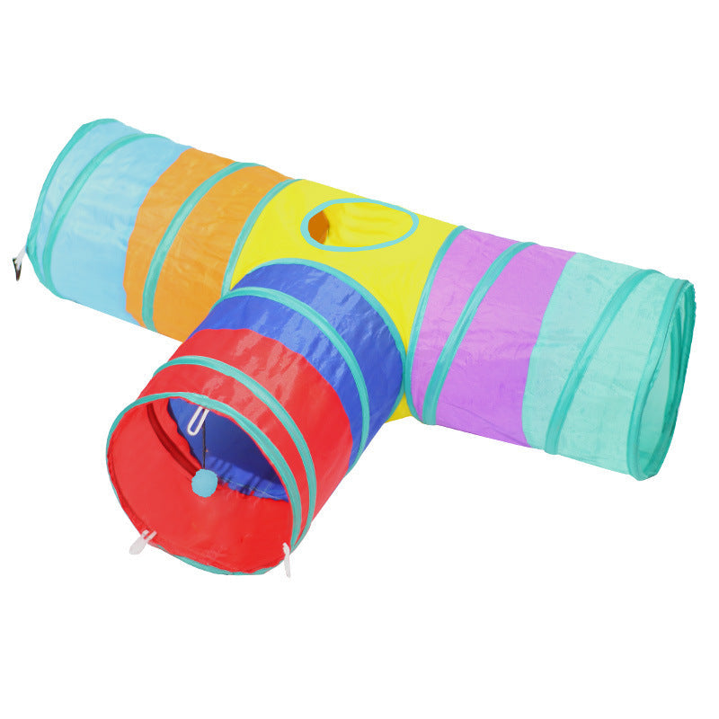 Túnel Plegable de Juego para Gatos - Estilo 6