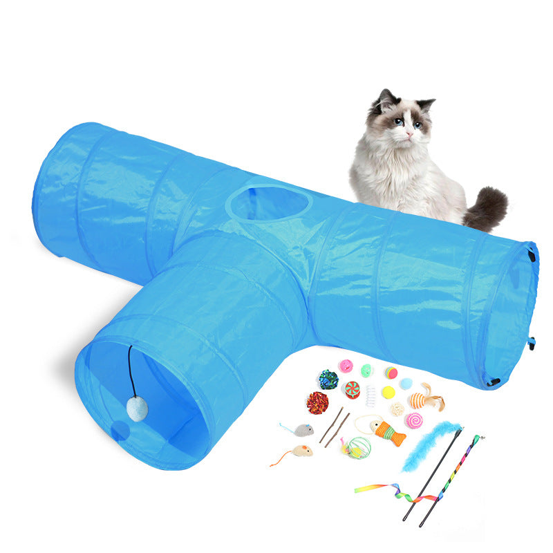 Túnel Plegable de Juego para Gatos - Estilo 7
