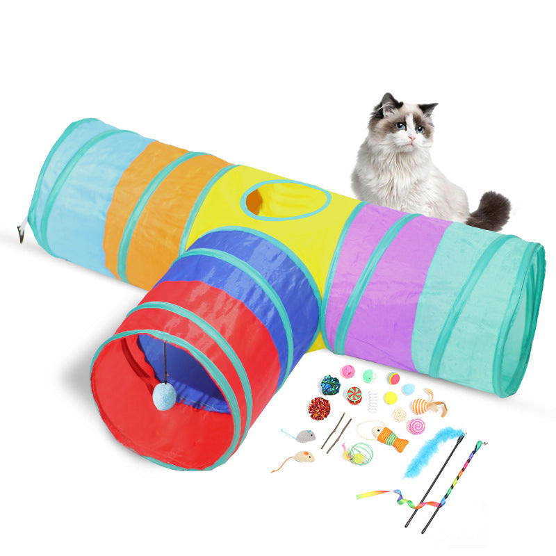 Túnel Plegable de Juego para Gatos