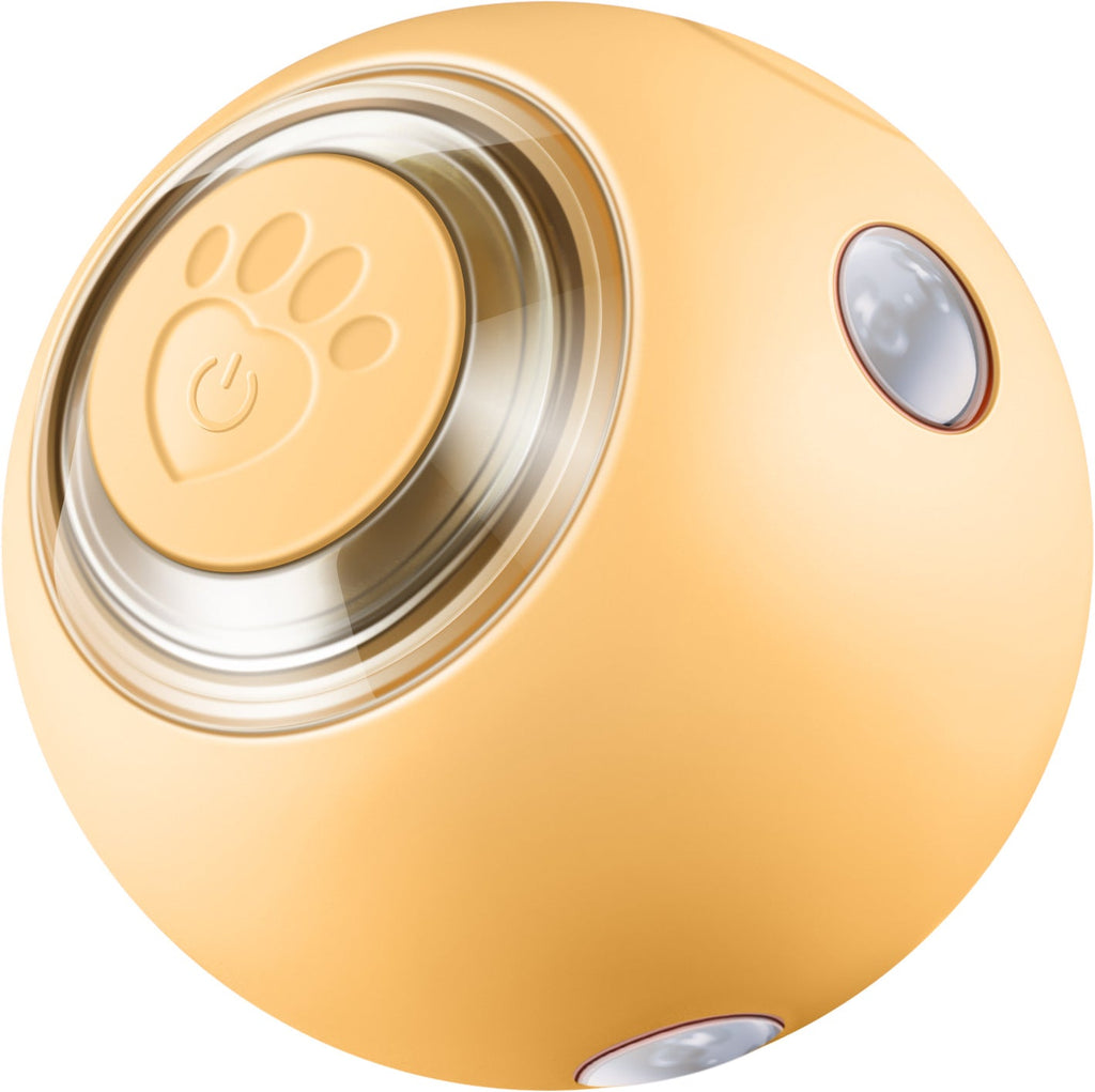 Pelota Inteligente Interactiva para Gatos - Naranja claro